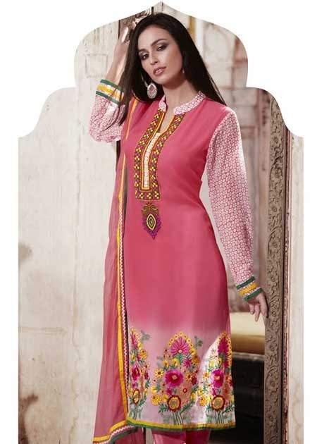 Pink Full Length Salwar Suit