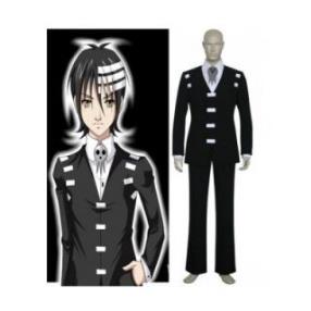 Soul Eater Death The Kid Black Suit Cosplay Costume