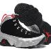  Air Jordan 9 Johnny Kilroy Womens Shoes in Black Silver and Gy