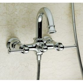 Contemporary Two Handle Mixer Taps Shower and Bathtub Faucet--Faucetsuperseal.com