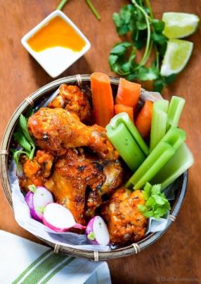 Sweet and Spicy Mango Harissa Chicken Wings Recipe - ChefDeHome.com