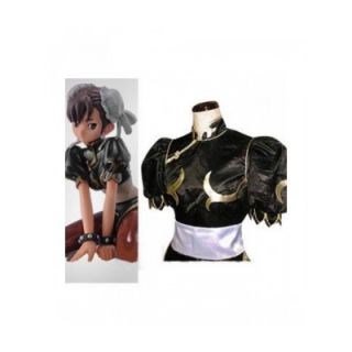 Street Fighter Chun Li Black Fighting Game Cosplay Costume--CosplayDeal.com