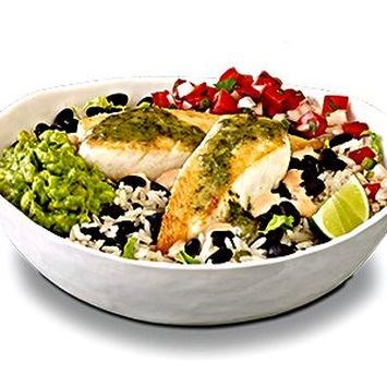 This restaurants special grilled sea bass bowl was so yummy, healthy, and dairy free