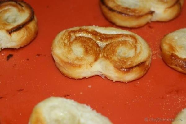 French Palmiers (Elephant Ears) Cookies Recipe - ChefDeHome.com