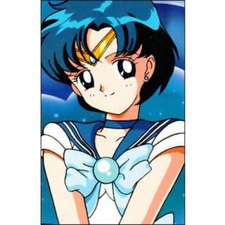 Sailor Moon Mizuno Ami Sailor Mercury Short Cosplay Wig--CosplayDeal.com