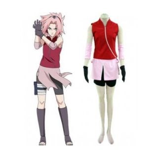 Naruto Haruno Sakura Deluxe Second Generation Cosplay Costume