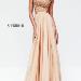 Cheap Sherri Hill 11151 Nude Nude Sweetheart-Neck A-Line Beaded Long Chiffon Prom Dress