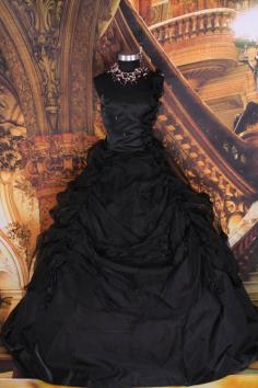 Gothic prom dress