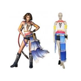 Final Fantasy XII 12 Pretty Yuna Cosplay Costume--CosplayDeal.com