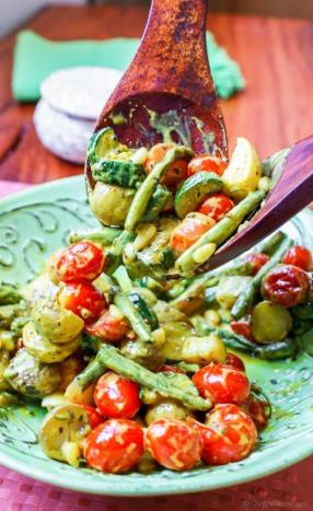 Bombay Veggie Bowl - Roasted Vegetables with Coconut Curry Dressing Recipe - ChefDeHome.com