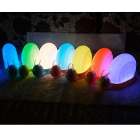 Snail Baby Colors Changing Light Sleep Lamp Environmental ABS Material Novelty Lights