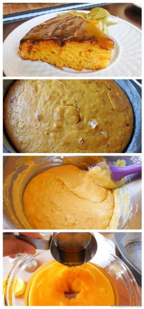 Eggless Mango Cake with Chocolate Mango Glaze Recipe - ChefDeHome.com