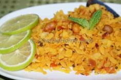 Keep munching Rice Flakes Pilaf ( or Poha Snack)