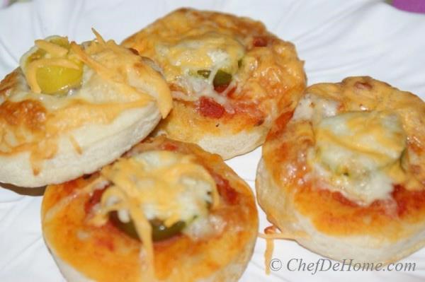 Pizza Sauce and Jalapeno Pizza Bites for - Kids Snack for Halloween