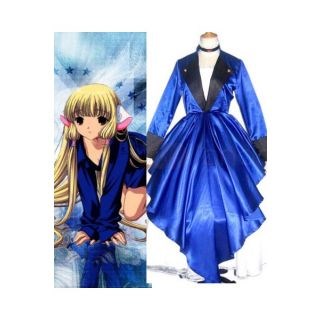 Chobits Chii Blue Dress Cosplay Costume--CosplayDeal.com