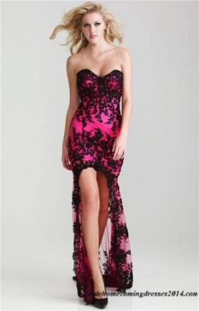  Night Moves Lace High Low Prom Dress At www.promgowndiscount.com