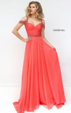 Sweetheart Neckline Beaded Strap Coral 2016 Open Back Ruched Long Chiffon Evening Dresses