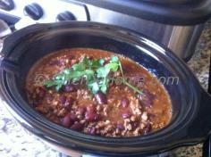 Mexican Lamb Chili - if you have slow cooker, prepare and leave it cooking low and slow. Lamb gets tender and chili's flavor will be so awesome