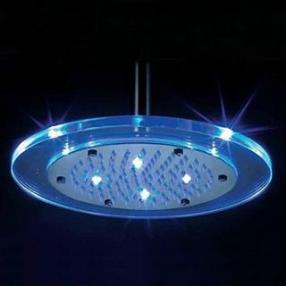 8 Inch Shower Head with Color Changing LED Light--FaucetSuperDeal.com