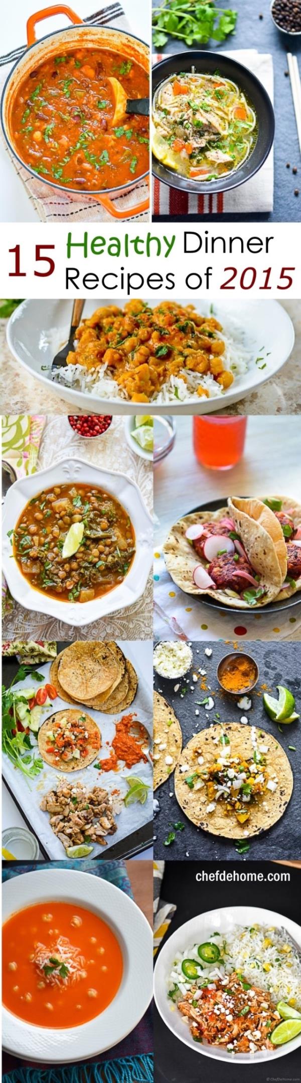 15 Top Healthy Dinner Recipes for New Year Meals - ChefDeHome.com