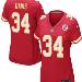 Women's Kansas City Chiefs Nike NFL Game Knile Davis Red #34 Jerseys Home