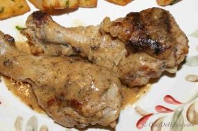 Lemon marinated golden chicken drumsticks can be most loved dish for any event. You can serve it as main dish or starter. 