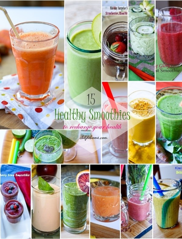 15 Healthy Smoothies to Get Your Diet Back on Track Meals - ChefDeHome.com