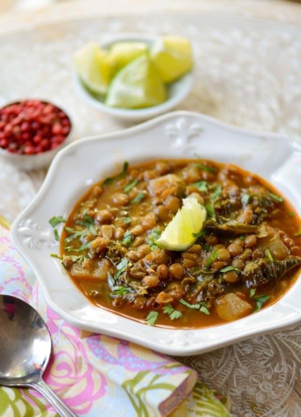 Slow Cooker Turnip, Kale and Lentil Soup Recipe - ChefDeHome.com