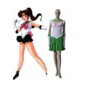 Sailor Moon Classic Kino Makoto Sailor Jupiter Cosplay Costume--CosplayDeal.com