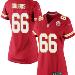Women's Kansas City Chiefs Nike NFL Elite Ben Grubbs Red #66 Jerseys Home