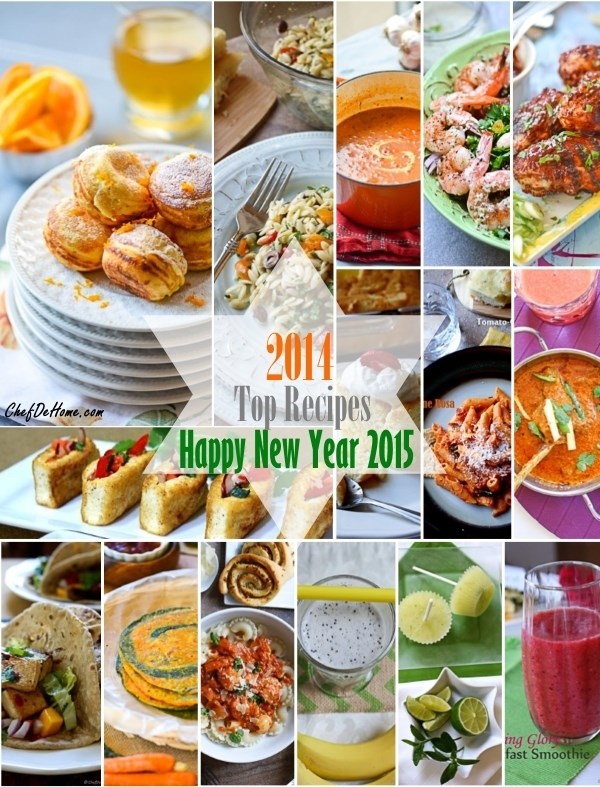 Top Recipes of Year 2014 - ChefDeHome.com