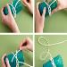 Making knotted bracelets at home