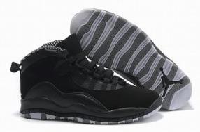 Nike Air Jordan 10 Retro Black Grey Men's 