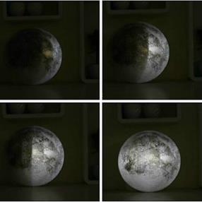 Gray Healing Moon Light Moon Novelty Lights