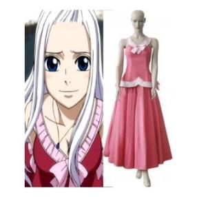 Fairy Tail Mirajane Pink Cosplay Costume