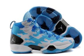 Nike Air Jordan 28 SE  UNC Camo Mens Shoes University Blue Whi