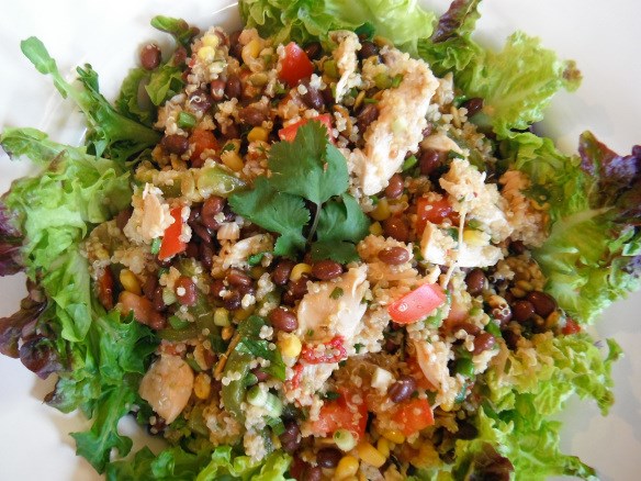 South West Black Bean and Chicken Salad - sounds tempting