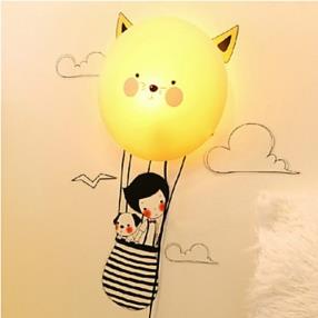 LED Bulb Included Contemporary Creative 3D Wall Paper Wall Lamp Light