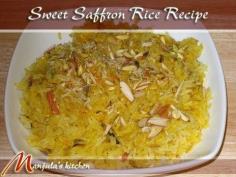 Sweet Saffron Rice