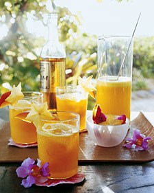 Pineapple Mango Rum cocktail