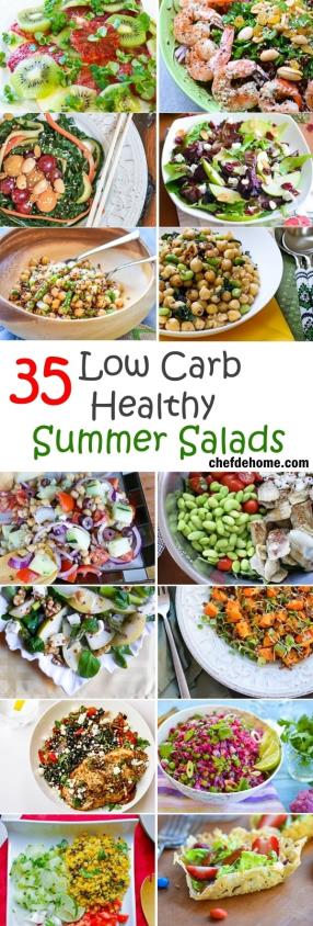 35 Low-Carb Healthy Summer Salads Meals -ChefDeHome.com