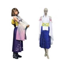 Final Fantasy X Yuna Cosplay Costume