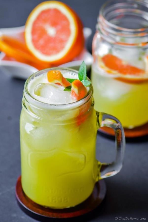 Honeydew Melon and Orange Juice Recipe - ChefDeHome.com