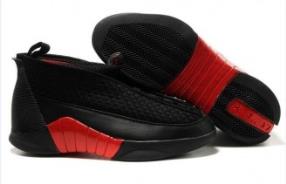 Nike Air Jordan 15 Black Red Mens Retro Shoes