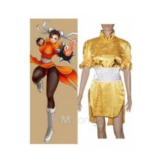 Street Fighter Chun Li Fighting Game Cosplay Costume--CosplayDeal.com