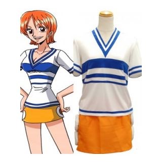 One Piece NAMI T-shirt Cosplay Costume