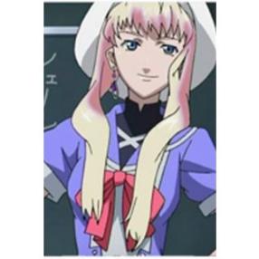 Macross Frontier Sheryl Nome Blue and White School Uniform Cosplay Costume