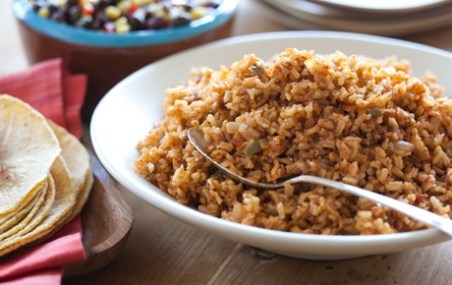 Baked Mexican Brown Rice