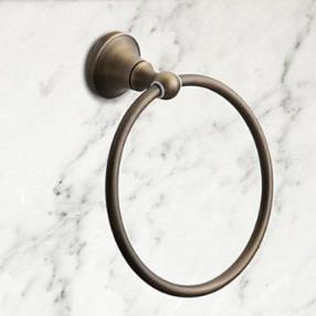 Antique Brass Wall Mounted Towel Ring )--Faucetsmall.com