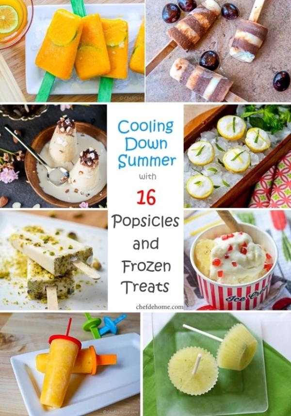 16 Popsicles Recipes and Frozen Treats Meals - ChefDeHome.com